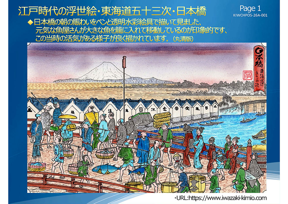 浮世絵と己書（おのれしょ）の作品集